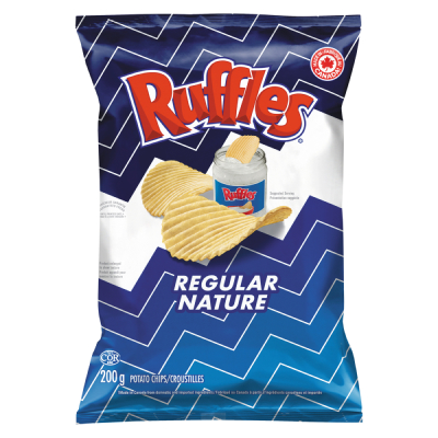 Ruffles croustilles nature