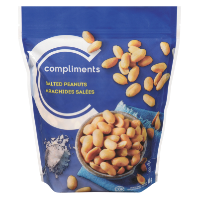 Compliments Salted Roasted Peanuts 